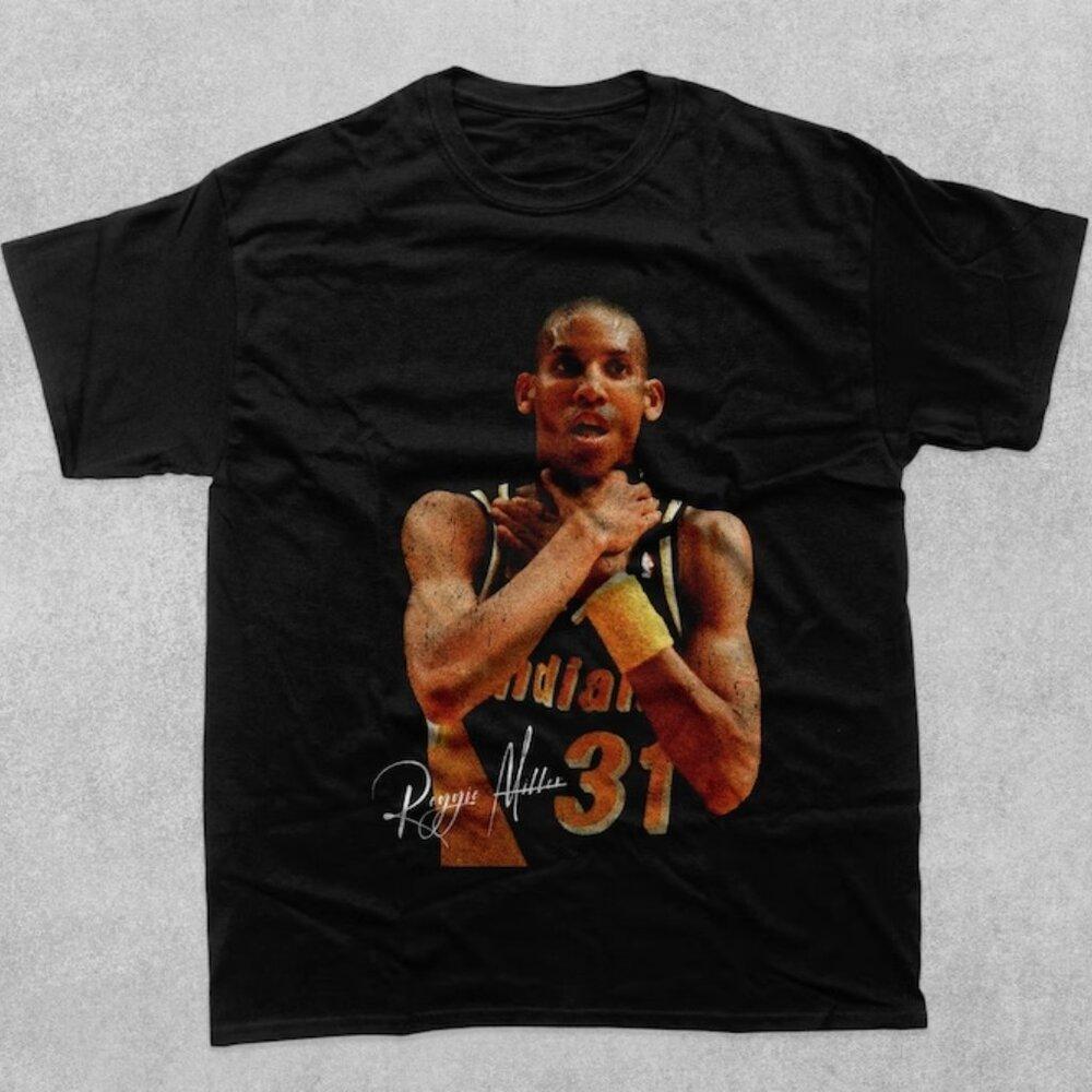 Reggie Miller 90S T-Shirt, Gift For Woman And Man Unisex T-Shirt, Graphi